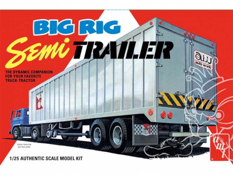 AMT maquette camion 1164 Semi-remorque Big Rig 1/25