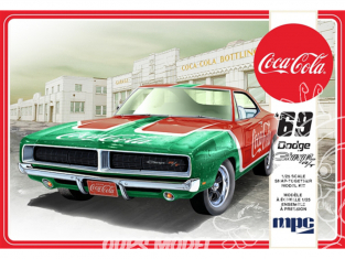 MPC maquette voiture 919 1969 "Coca-Cola" Dodge Charger RT 1/25