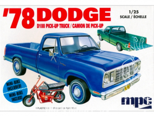 MPC maquette voiture 901 1978 Dodge D100 Custom "Long-Bed" Pickup Truck 1/25