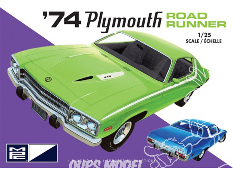 MPC maquette voiture 920 1974 Plymouth Road Runner 1/25