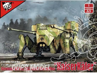 Modelcollect maquette militaire 35004 Fist of War German WWII sdkfz 553/A medium fighting Mech KaiserKafer 1/35