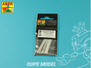 Aber 16170A Broches de liaison de chenilles de rechange Panther x 12 pcs pour kit Trumpeter 1/16