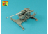 Aber 72L73 Canon pour canon anti-aérien allemand Flak 40 de 128 mm modelcollect 1/72