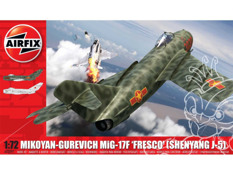 Airfix maquette avion A03091 Mikoyan-Gurevich MiG-17F Fresco 1/72