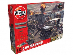 Airfix maquette militaire A50156A 75th Anniversary D-Day Sea Assault Set 1/35