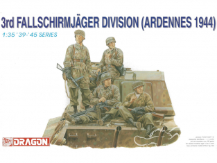 dragon maquette militaire 6113 3rd Fallschirmjager Division Ardennes 1944 1/35