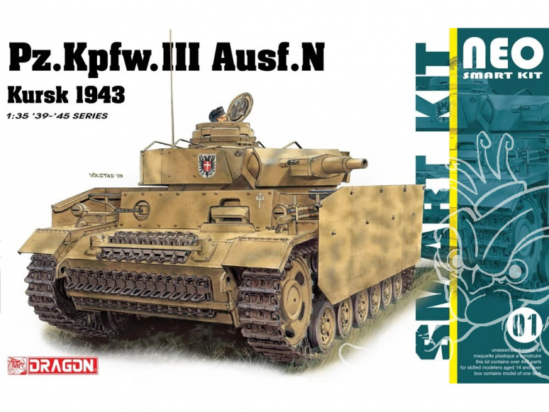 Dragon maquette militaire 6559 Pz.Kpfw.III Ausf.N Kursk 1943 Neo Smart Kit 01 1/35