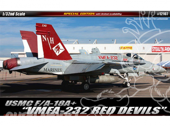 Academy maquettes avion 12107 F/A-18A+ VMFA-232Red Devil 1/32