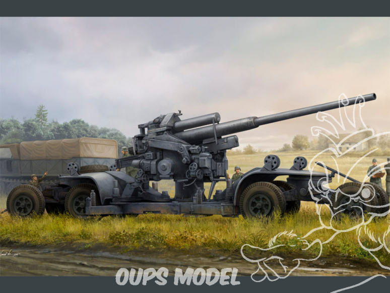 Hobby Boss maquette militaire 84545 Canon antiaérien FLAK 40 12,8 cm allemand 1/35