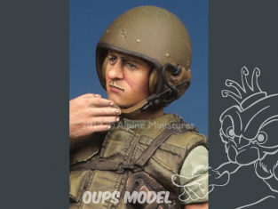 Alpine figurine 35160 TANKISTES US Vietnam War n°1 1/35