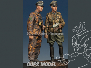 Alpine figurine 35165 Kurt Meyer & Officer Set 2 figurines 1/35