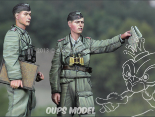 Alpine figurine 35150 Otto Carius et NCO Set 2 figurines 1/35