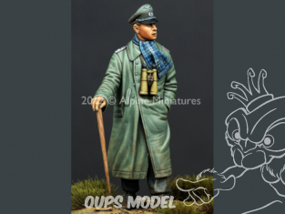 Alpine figurine 35136 Officier Panzer 1 Pz. Div. n°1 1/35