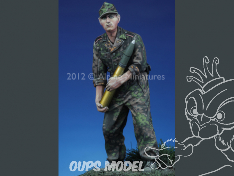 Alpine figurine 35134 Equipage SS Panzer Kursk n°2 1/35