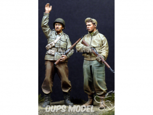 Alpine figurine 35110 Set d'infanterie US WW2 n°1 et n°2 1/35