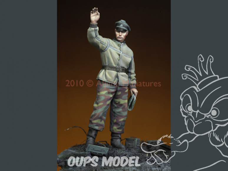 Alpine figurine 35096 Josef Diefenthal dans les Ardennes 1/35