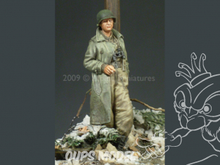 Alpine figurine 35093 Officier de l'armée américaine WWII n°1 1/35