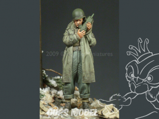 Alpine figurine 35094 Officier de l'armée américaine WWII n°2 1/35