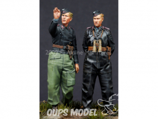 Alpine figurine 35086 equipage de Panzer allemand Set (2 figurines) set 1 et 2 1/35