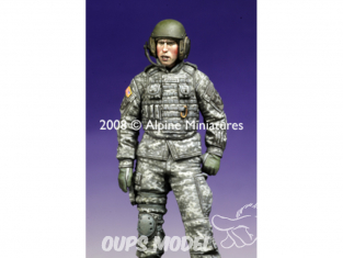 Alpine figurine 35070 US AFV equipier n°2 moderne 1/35