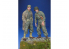 Alpine figurine 35053 Ensemble d&#039;équipage de char américain WW2 (2 chiffres) n°1 et n°2 1/35