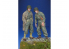 Alpine figurine 35053 Ensemble d&#039;équipage de char américain WW2 (2 chiffres) n°1 et n°2 1/35
