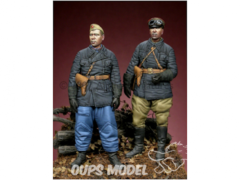 Alpine figurine 35041 Ensemble Équipage de char russe WW2 Set (2 figurines) 1/35