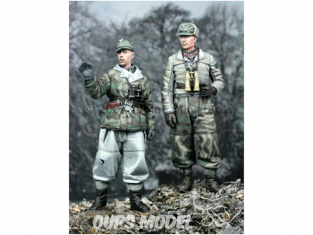 Alpine figurine 35038 Ensemble Equipage de panzer en tenue d'hiver Set (2 figurines) 1/35