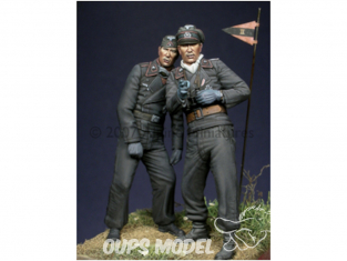 Alpine figurine 35028 Equipage Ensemble Panzer Early Set (2 figurines) 1/35