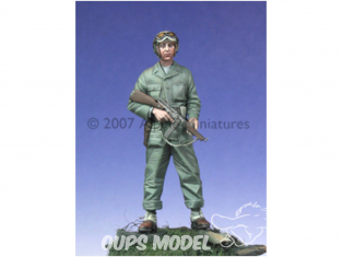 Alpine figurine 35019 Équipage de char U.S. WW2 avec Tommy Gun 1/35