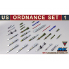 AMK maquette avion 88E01 Set Armement US 1 - US Ordonance Set 1 1/48