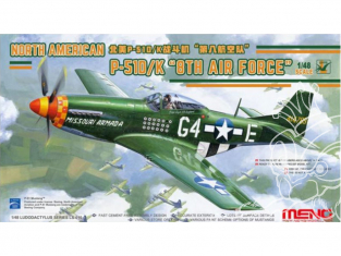 Meng maquettes avions Ls-010 Mustang P-51D/K 1/48