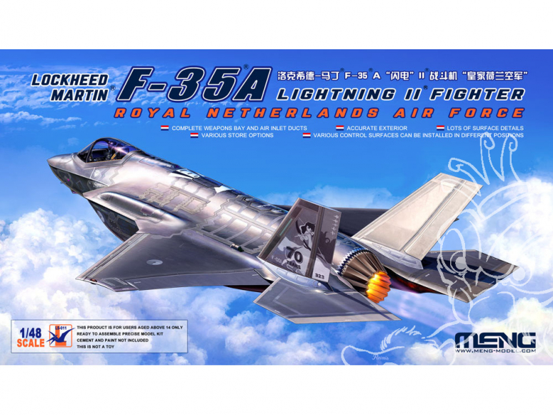 Meng maquettes avions Ls-011 Lockheed Martin F-35 A Lightning II 1/48