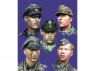 Alpine figurine H005 Ensemble de têtes d'équipage Panzer WSS n°1 1/35