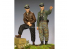 Alpine figurine 35255 Set Ensemble d&#039;officiers WSS 44-45 (2 figurines) 1/35