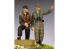 Alpine figurine 35255 Set Ensemble d&#039;officiers WSS 44-45 (2 figurines) 1/35