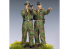 Alpine figurine 35234 Set Ensemble Officier de Panzer WSS à Koursk n°1 et n°2 (2 figurines) 1/35