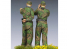 Alpine figurine 35234 Set Ensemble Officier de Panzer WSS à Koursk n°1 et n°2 (2 figurines) 1/35