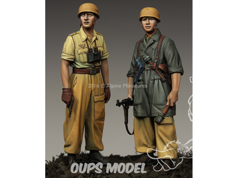 Alpine figurine 35222 Set ensemble 1st FJ Division Set (2 figurines) 1/35