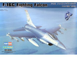 Hobby Boss maquette avion 80274 F-16C Fighting Falcon 1/72