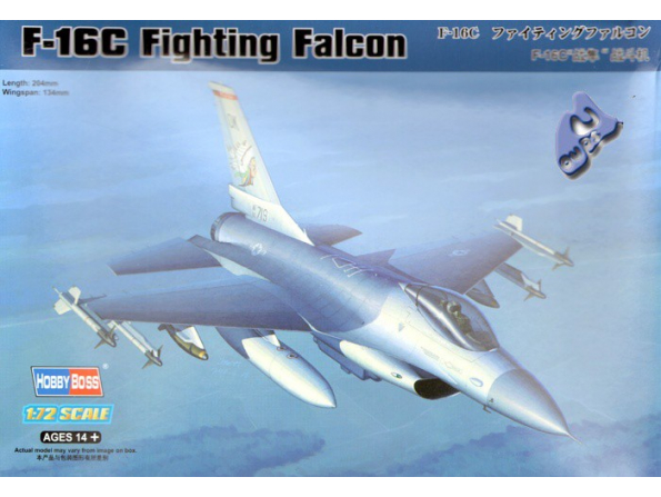 Hobby Boss maquette avion 80274 F-16C Fighting Falcon 1/72