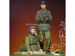 Alpine figurine 35216 Ensemble d'équipage de char russe WW2 (2 figurines) 1/35