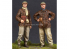 Alpine figurine 35198 Set ensemble kit Ensemble d&#039;équipage de char français WW2 (2 figurines) 1/35