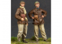 Alpine figurine 35198 Set ensemble kit Ensemble d&#039;équipage de char français WW2 (2 figurines) 1/35