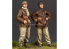 Alpine figurine 35198 Set ensemble kit Ensemble d&#039;équipage de char français WW2 (2 figurines) 1/35