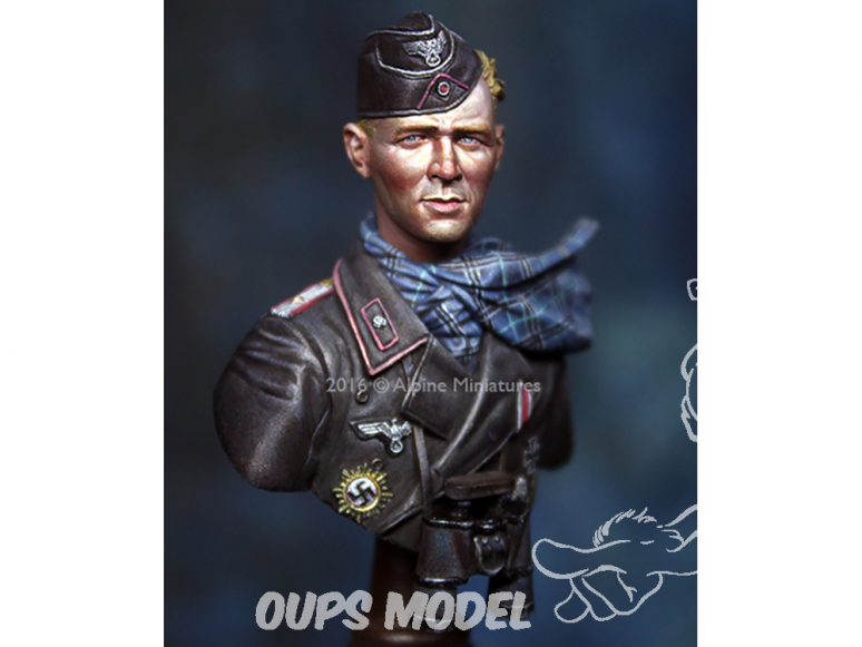 Alpine figurine B001 Buste d'Officier 116 Pz Div "Windhund" 1/16