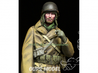 Alpine figurine 16040 WW2 US Infanterie en tenue Hivers 44-45 1/16