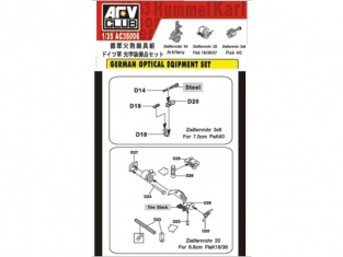 AFV maquette militaire ac35006 EQUIPEMENT OPTIQUE 1/35