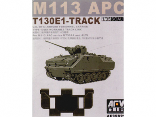 AFV maquette militaire 35S22 CHENILLES TYPE T130E1 1/35