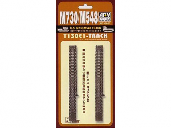 AFV maquette militaire 35065 CHENILLES SOUPLES TYPE T130E1 1/35